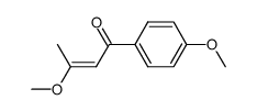 3-methoxy-1-(4-methoxyphenyl)but-2-en-1-one Structure