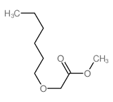 methyl 2-hexoxyacetate Structure