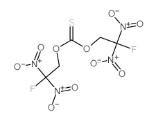 bis(2-fluoro-2,2-dinitro-ethoxy)methanethione structure