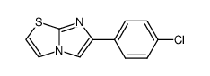 6-(4-CHLOROPHENYL)IMIDAZO[2,1-B][1,3]THIAZOLE结构式