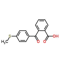 2-[4-(Methylsulfanyl)benzoyl]benzoic acid结构式