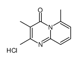 2,3,6-trimethylpyrido[1,2-a]pyrimidin-4-one,hydrochloride结构式