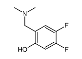 2-二甲氨基甲基-4,5-二氟苯酚结构式