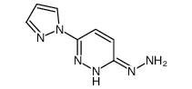 (6-pyrazol-1-ylpyridazin-3-yl)hydrazine Structure