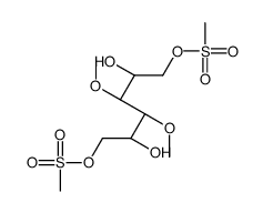 [(2R,3R,4R,5R)-2,5-dihydroxy-3,4-dimethoxy-6-methylsulfonyloxyhexyl] methanesulfonate Structure