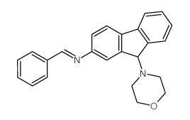 N-(9-morpholin-4-yl-9H-fluoren-2-yl)-1-phenyl-methanimine结构式
