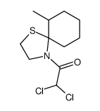 2,2-dichloro-1-(6-methyl-1-thia-4-azaspiro[4.5]decan-4-yl)ethanone结构式