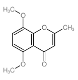 Chromone, 5,8-dimethoxy-2-methyl- Structure