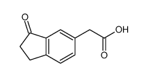 2-(3-oxo-1,2-dihydroinden-5-yl)acetic acid结构式