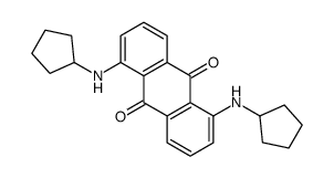 1,5-bis(cyclopentylamino)anthracene-9,10-dione结构式