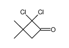 Cyclobutanone,2,2-dichloro-3,3-dimethyl-结构式