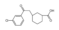 CIS-3-[2-(3-CHLOROPHENYL)-2-OXOETHYL]CYCLOHEXANE-1-CARBOXYLIC ACID picture