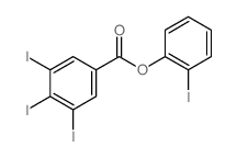 Phenol, 2-iodo-, 3,4,5-triiodobenzoate结构式