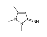 3H-Pyrazol-3-imine,1,2-dihydro-1,2,5-trimethyl-(9CI)结构式