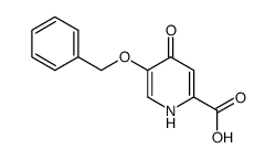 1,4-dihydro-4-oxo-5-(phenylmethoxy)-2-pyridinecarboxylic acid结构式