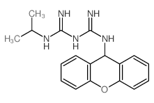 Guanidine,N-[imino[(1-methylethyl)amino]methyl]-N'-9H-xanthen-9-yl- structure