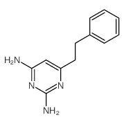 2,4-Pyrimidinediamine,6-(2-phenylethyl)- structure