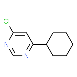 4-chloro-6-cyclohexylpyrimidine结构式