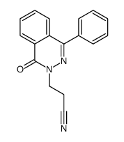 3-(1-Oxo-4-Phenylphthalazin-2(1H)-yl)propaneitrile Structure