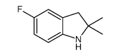 1H-Indole,5-fluoro-2,3-dihydro-2,2-dimethyl-(9CI) picture