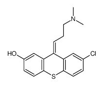 7-chloro-9-[3-(dimethylamino)propylidene]thioxanthen-2-ol结构式