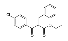 ethyl 2-benzyl-3-(4-chlorophenyl)-3-oxopropanoate Structure