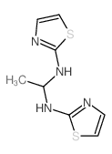 1,1-Ethanediamine,N,N'-bis(2-thiazolyl)- Structure