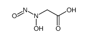 N-hydroxy-N-nitroso-glycine Structure