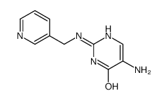 5-amino-2-(pyridin-3-ylmethylamino)-1H-pyrimidin-6-one Structure