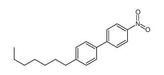 1-heptyl-4-(4-nitrophenyl)benzene结构式