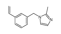 1-[(3-ethenylphenyl)methyl]-2-methylimidazole结构式