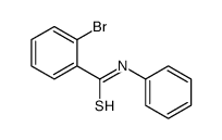 2-bromo-N-phenylbenzenecarbothioamide结构式