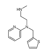 N-methyl-N'-pyridin-2-yl-N'-(thiophen-2-ylmethyl)ethane-1,2-diamine Structure