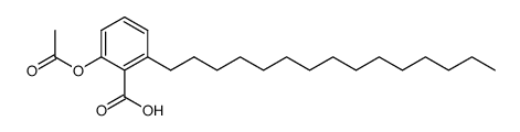 2-acetoxy-6-pentadecylbenzoic acid结构式