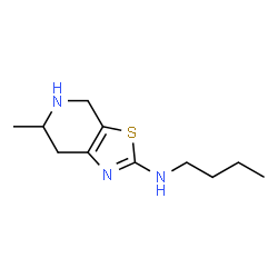 Thiazolo[5,4-c]pyridine, 2-(butylamino)-4,5,6,7-tetrahydro-5-methyl- (8CI) structure
