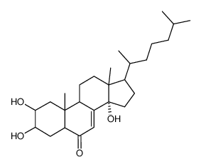 22,25-Bisdesoxyecdyson Structure