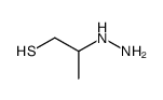 2-Hydrazino-1-propanethiol Structure