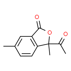 Phthalide, 3-acetyl-3,6-dimethyl- structure