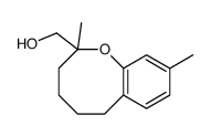(2,9-dimethyl-3,4,5,6-tetrahydro-1-benzoxocin-2-yl)methanol Structure