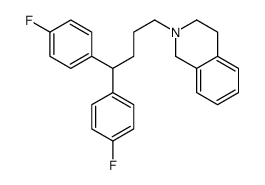 2-[4,4-bis(4-fluorophenyl)butyl]-3,4-dihydro-1H-isoquinoline Structure