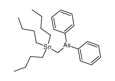 diphenyl[(tributylstannyl)methyl]arsane结构式