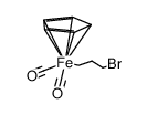 {iron(carbonyl)2(η-cyclopentadienyl)(CH2)3Br}结构式