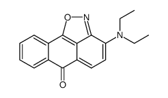 3-diethylaminoanthra[1,9-c,d]isoxazol-6-one结构式