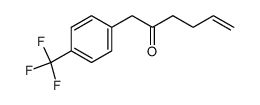 1-(4-trifluoromethylphenyl)-5-hexen-2-one结构式