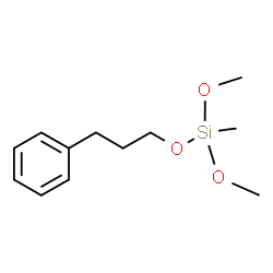 dimethoxymethyl(3-phenylpropoxy)silane结构式