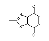 2-methyl-1,3-benzothiazole-4,7-dione结构式