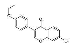 3-(4-ethoxyphenyl)-7-hydroxychromen-4-one结构式
