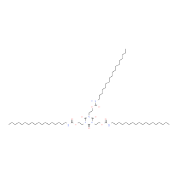 (1,3,5-triazine-1,3,5(2H,4H,6H)-triyl-2,4,6-trioxo)triethylene tris(octadecylcarbamate) Structure