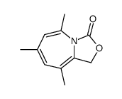 5,7,9-trimethyl-1H,3H-oxazolo[3,4-a]azepin-3-one结构式