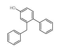 (phenylmethyl)[1,1'-biphenyl]-4-ol结构式